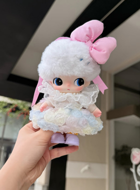 （dimoo娃衣）彩虹裙迪士尼衣搪胶娃衣紫色夏日纱裙套装开衫着替