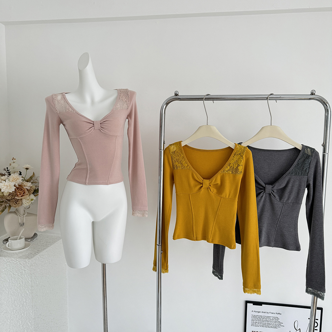 宋正恩复古绿色亨利领内搭针织打底衫女冬季新款巨好看毛衣小上衣