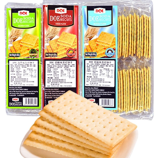 DOE薄脆香脆苏打饼干海苔奶盐奶酪马来西亚进口美味零食品484G