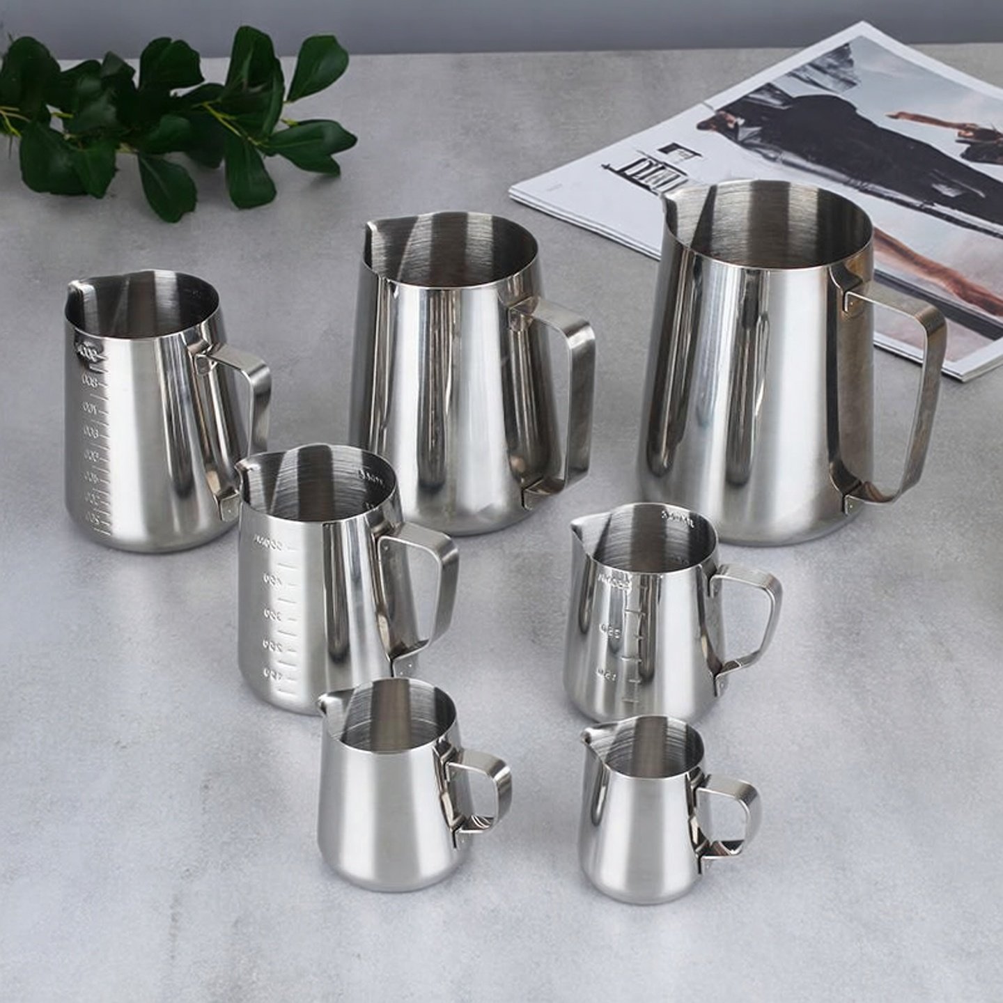 304拉花缸尖嘴咖啡拉花杯专业打奶泡杯打奶缸刻度不锈钢咖啡器具,餐饮具,拉花缸/拉花杯/打奶缸,淘宝优惠券,粉丝福利购,淘宝优惠卷