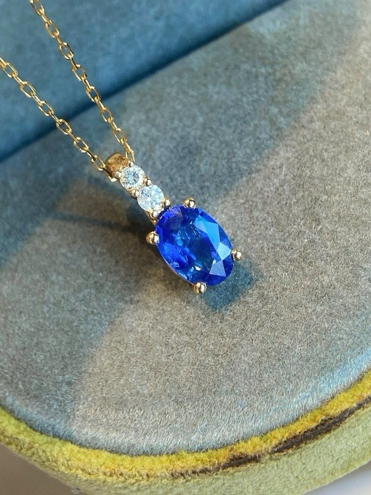 天然皇家蓝蓝宝石吊坠85分 18k金钻石镶嵌 万能扣 配GRC证书,珠宝/钻石/翡翠,颈饰,淘宝优惠券,粉丝福利购,淘宝优惠卷