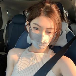 脸罩护眼角防紫外线 夏天真丝口罩女高颜值桑蚕丝防晒面罩2025新款