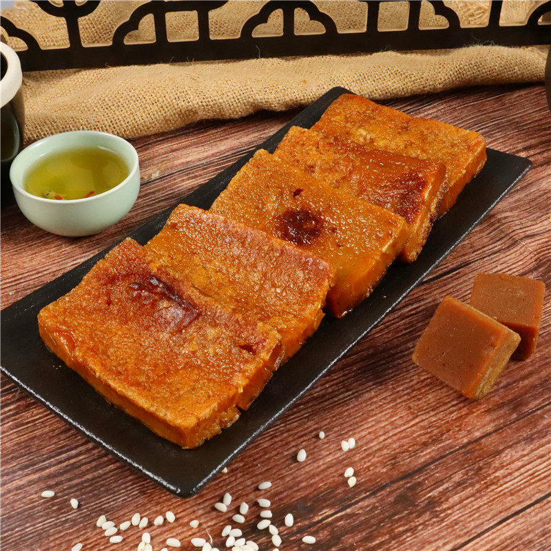 广西桂林传统红糖年糕咸香船上芋头糕油茶点心年货年味特产糍粑