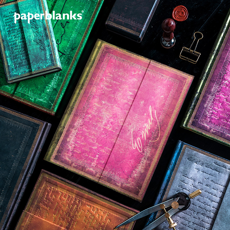 paperblanks硬壳翻盖笔记本复古