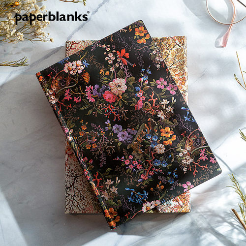 手帐复古印花阅读摘抄本