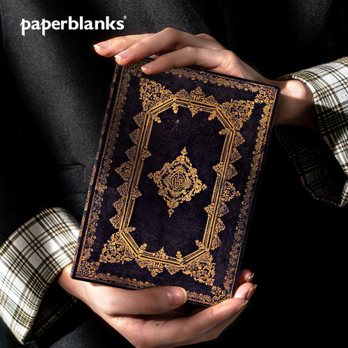 paperblanks旗舰店金色手帐本