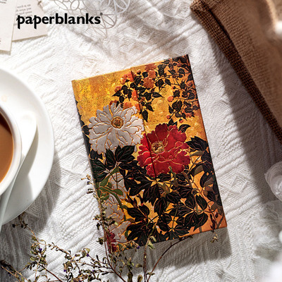 paperblanks佩兰克笔记本本子日记本覆古手账手账本学生摘抄画 画