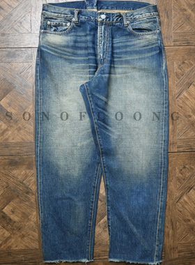 SONOFLOONG复古破坏VINTAGE长裤jm牛仔裤赤耳单宁日系JOURNEYMAN