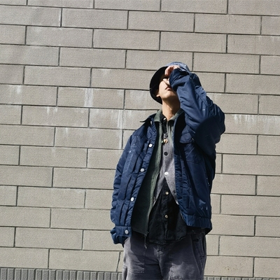 SONOFLOONG蓝染美式外套101款