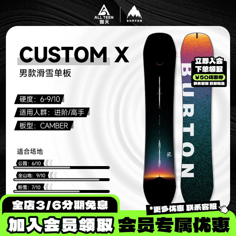 2425款BURTON伯顿单板滑雪板图片