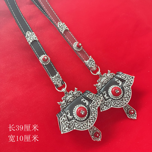 2024新款藏式配饰藏族合金藏银藏袍配饰链条民族风钱包链条腰挂