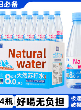 天然苏打水整箱大瓶300ml*24瓶