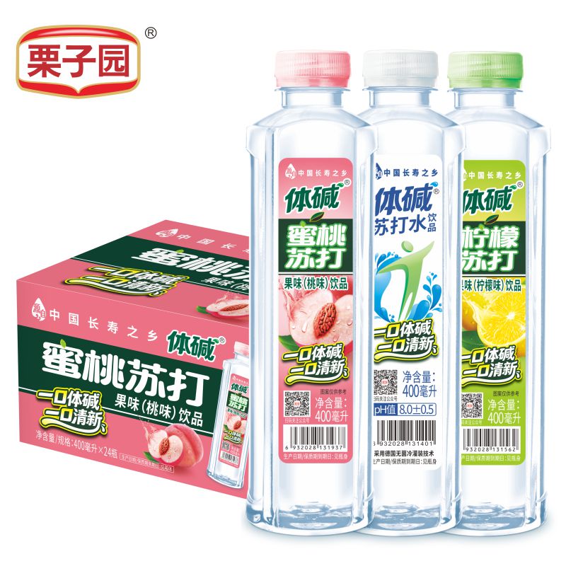 栗子园体碱苏打400ML*24厂家发