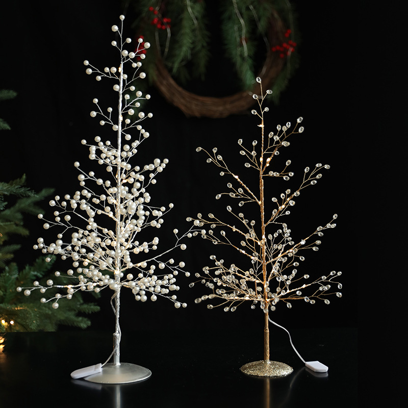 ins亚克力水晶圣诞树小号摆件珍