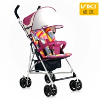 VIKI Weikai xe đẩy nhẹ gấp ô bông pad có thể tháo rời xe đẩy mùa hè S1100M - Xe đẩy / Đi bộ xe đẩy du lịch cho bé