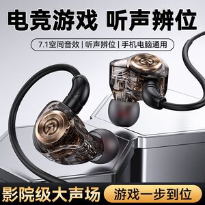 2025HiFi新款私模TYPE-C数字解码有线耳机高音质手机电脑平板专用