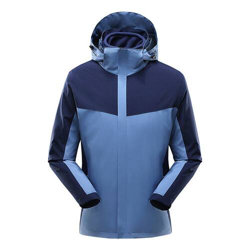 户外冲锋衣三合一两件套男女情侣款可拆卸防风防水登山服定做刺绣
