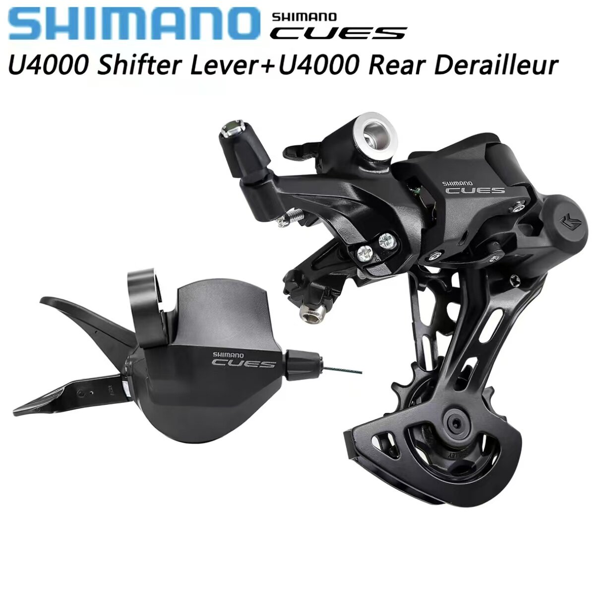 shlmano变速器禧玛诺CUES系列 u4000右9速指拨 右变速手柄 后拨