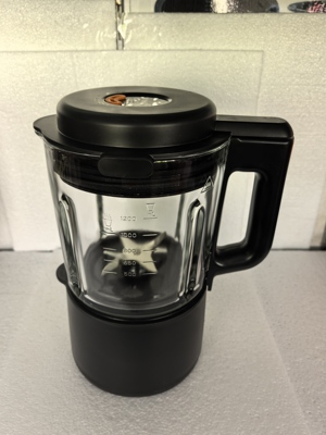 美的破壁豆浆料理机配件ABL8056A/PB80X2/PB80X3加热搅拌玻璃杯