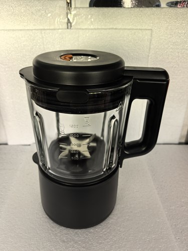 美的破壁豆浆料理机配件ABL8056A/PB80X2/PB80X3加热搅拌玻璃杯