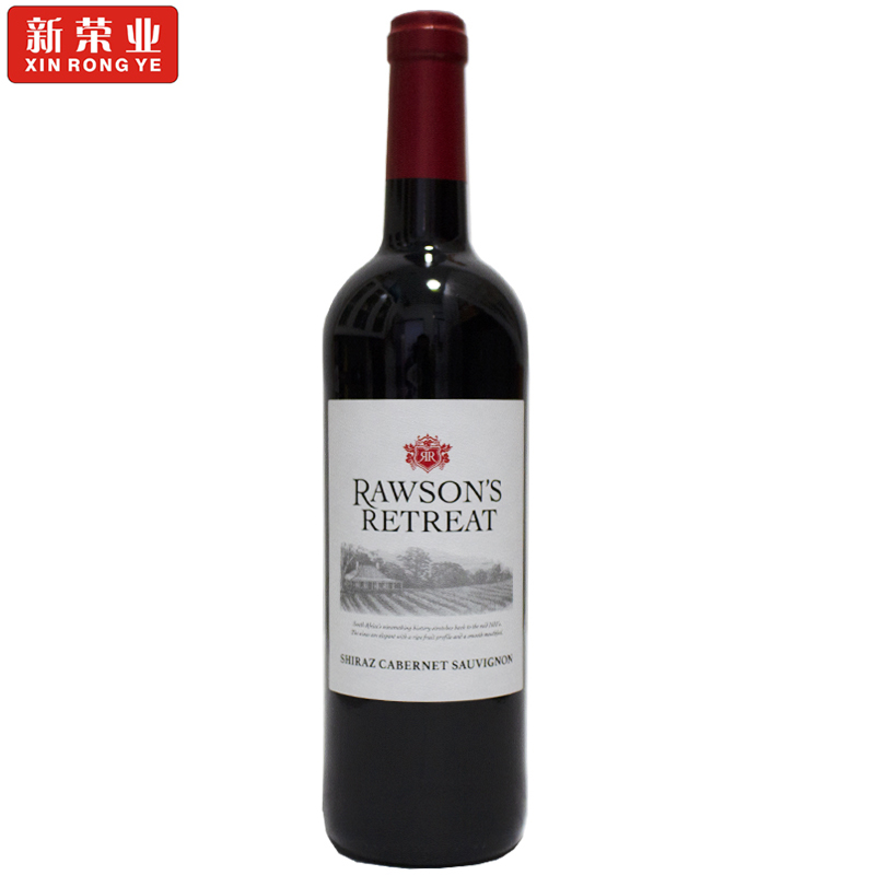 洛神山庄 西拉赤霞珠干红葡萄酒750ml单瓶装 南非原装进口红酒