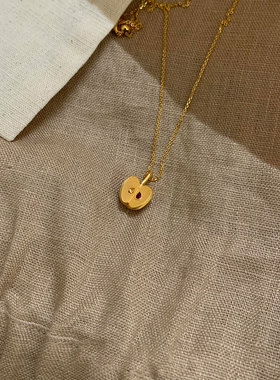 金色苹果项链圣诞秋冬毛衣链