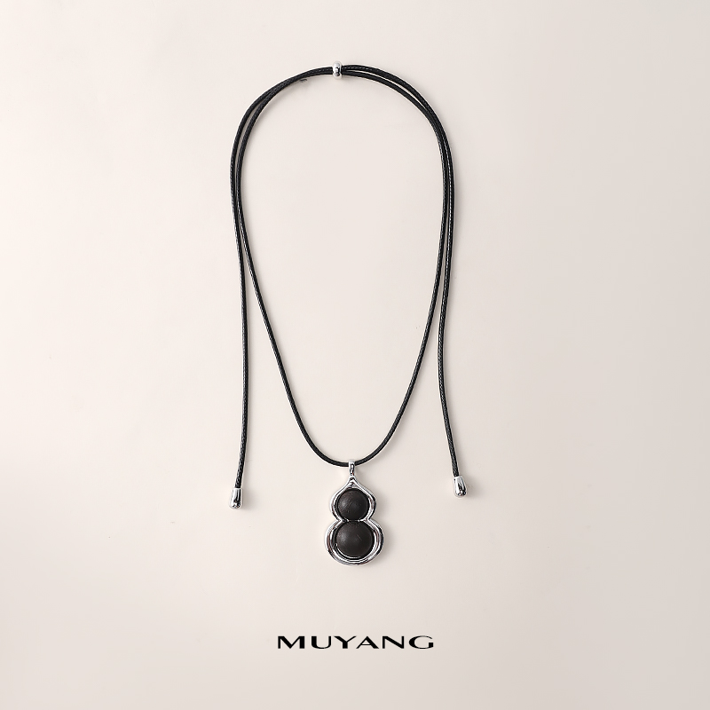 葫芦长款叠戴项链新款