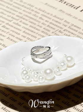 超闪水星记复古双层星芒戒指