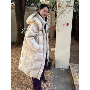 L少女 DEAR.XI 秋冬保暖穿搭 90鸭绒高质感加厚长款羽绒服 86263#