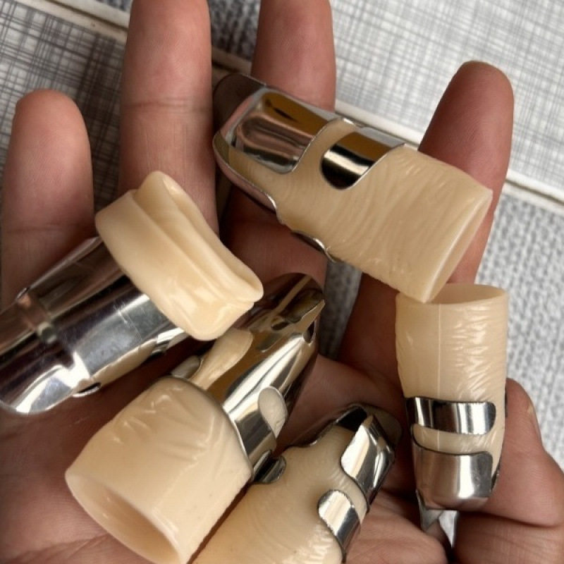 摘菜拇指刀摘花椒摘豆角铁指甲掐菜采摘农用摘草莓手指套