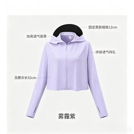 蕉下凉感防晒衣女款冰丝防紫外线户外宽松外套夏防晒服透气皮肤衣