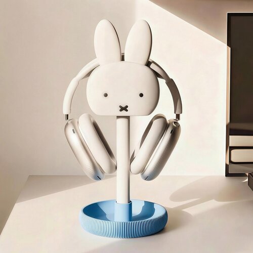 极简米菲miffy苹果耳机支架礼物