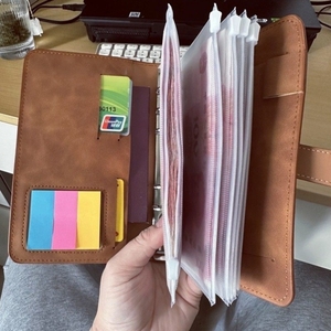 现金存钱本存钱夹钱册2025年新款大容量儿童成人网红活页收纳袋