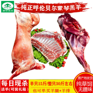 呼伦贝尔羊肉羊个子羔羊肉整羊分割白条羊新鲜现杀海拉尔羊肉