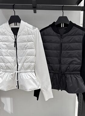 韩国高尔夫女士秋冬立领长袖羽绒服运动收腰上衣百搭时尚保暖外套