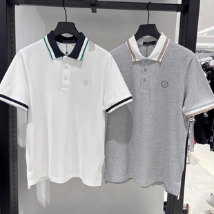 高尔夫男士 夏季 新款 短袖 简约上衣 翻领系扣T恤运动休闲POLO衫 时尚