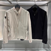 运动休闲百搭时尚 新款 薄款 男士 夹克纯色立领风衣外套 高尔夫服装