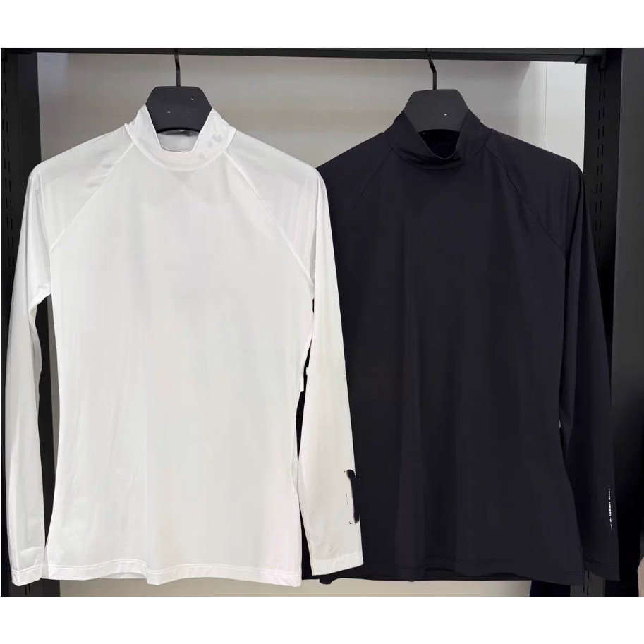 26新款韩国高尔夫女士长袖T恤半高领运动休闲百搭户外速干打底衣