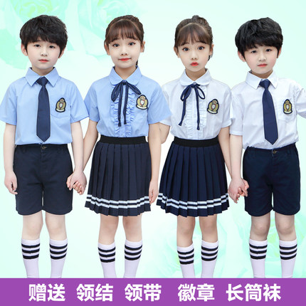 幼儿园园服六一儿童演出服中小学生大合唱团诗歌朗诵男女表演服装