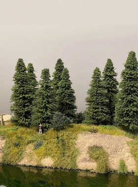 AVIGATOR 冷杉树套装 微缩模型 植物场景制作 沙盘材料