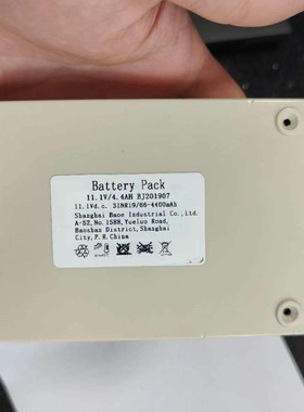 适用斯曼峰JX820D-1便携式吸引器锂电池 11.1V 4400mAh内置电池组