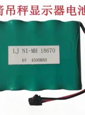 适用浙江蓝箭OCS电子吊磅吊秤仪表电池NI-MH6V4500 5吨10吨电池组