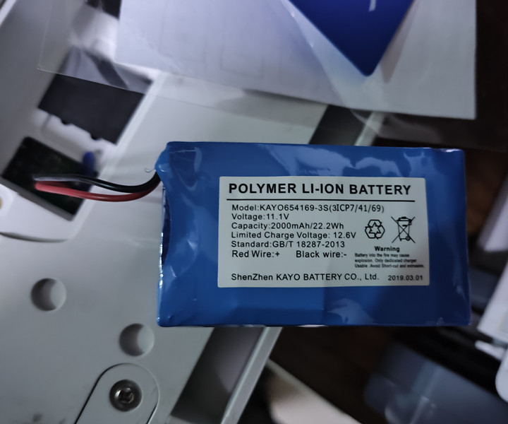 适用长沙迪普美DPfusion SP1注射泵电池11.1V 2000mAh充电锂电池