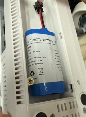 适用永康m8心电图机电池 18650 7.4V 2Ah充电锂电池组7.4V2000mA