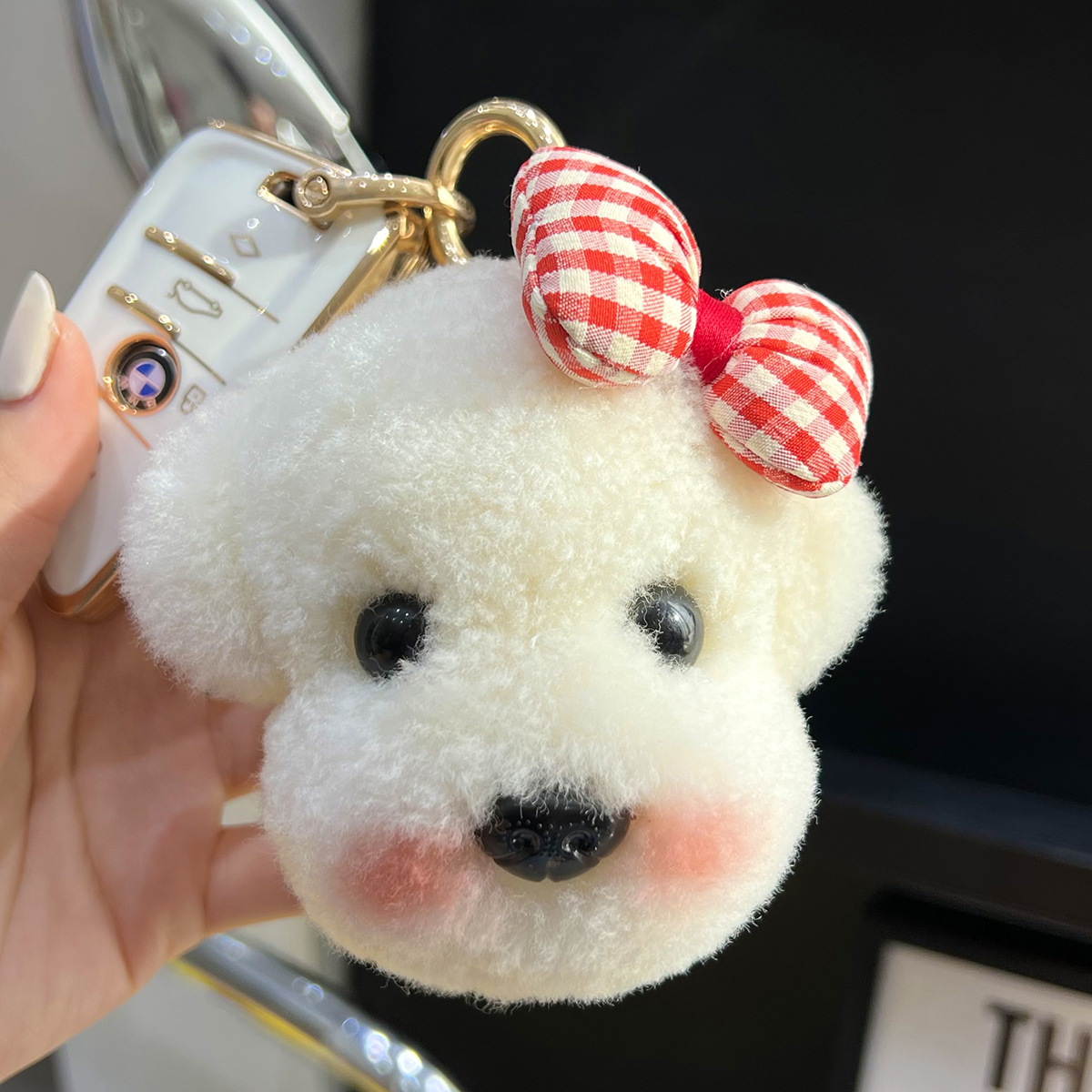 CC家毛绒玩偶汽车钥匙扣挂件