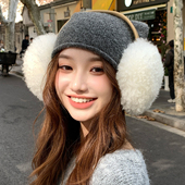 真羊毛保暖耳罩女高端冬保暖耳套羊皮护耳防冻耳捂耳暖可折叠耳包