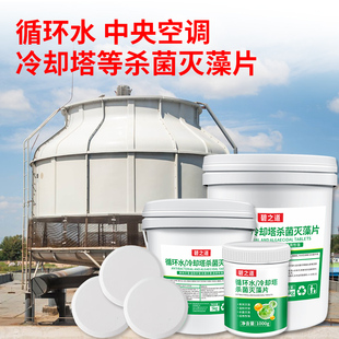 冷却塔除藻剂景观水箱工业循环水杀菌消毒片青苔清除剂粘泥剥离剂