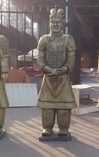 家居酒店园林摆设出口商务礼品送老外 兵马俑工厂自营170cm多款