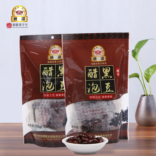 桃溪牌永春醋泡黑豆100g*2袋三年老陈醋浸泡豆手工制作 永春特产