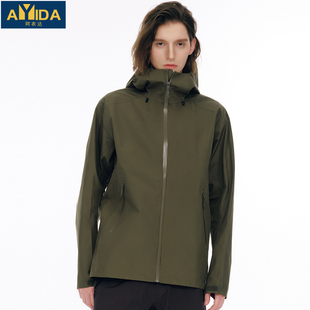 冬季高端户外冲锋衣工装外套定制印logo刺绣团队工作服防风透气女